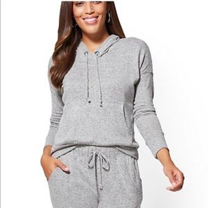 Heather grey sweatshirt